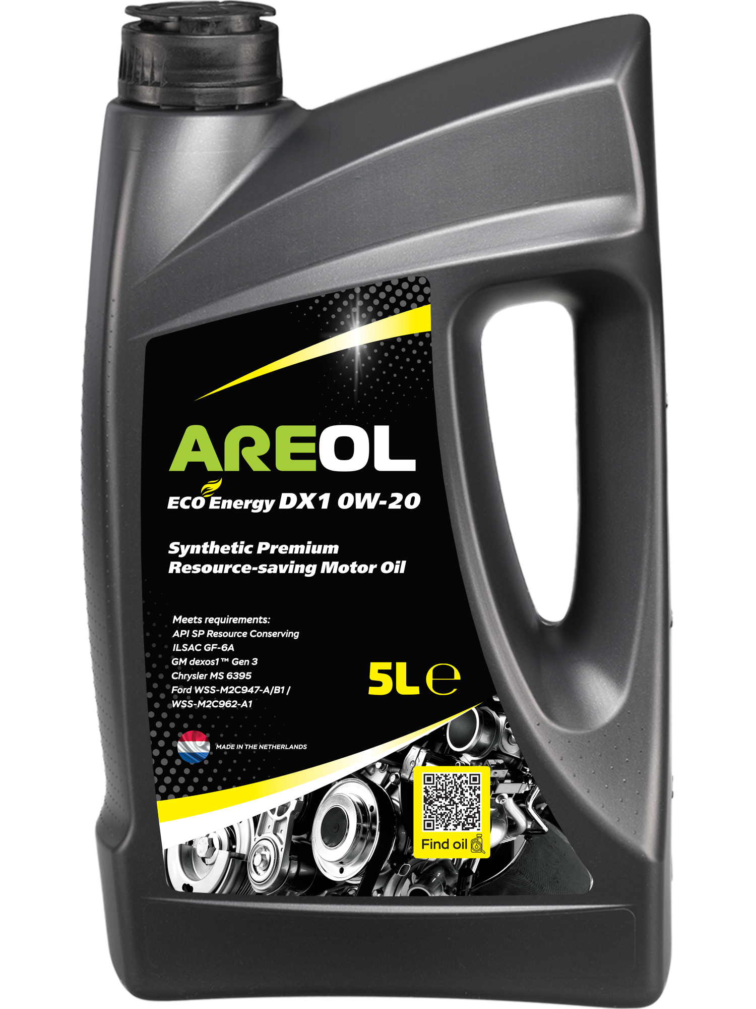 Olej silnikowy AREOL ECO Energy DX1 0W-20 5L